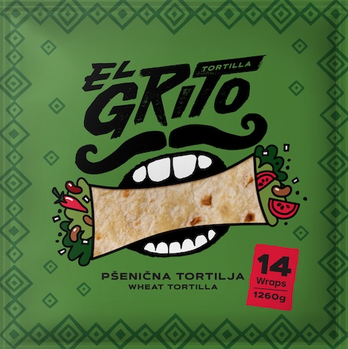 Pšeničná tortilla 14 ks, 1.260g